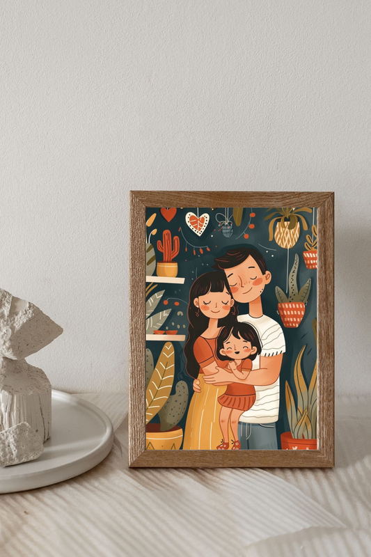 Happy Family | Aesthetic Frame