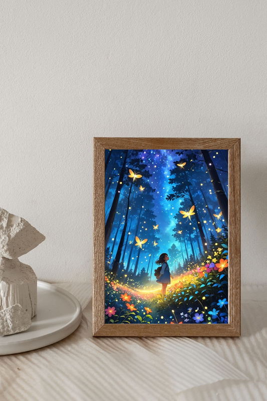 Butterflies in the forest | Aesthetic Frame