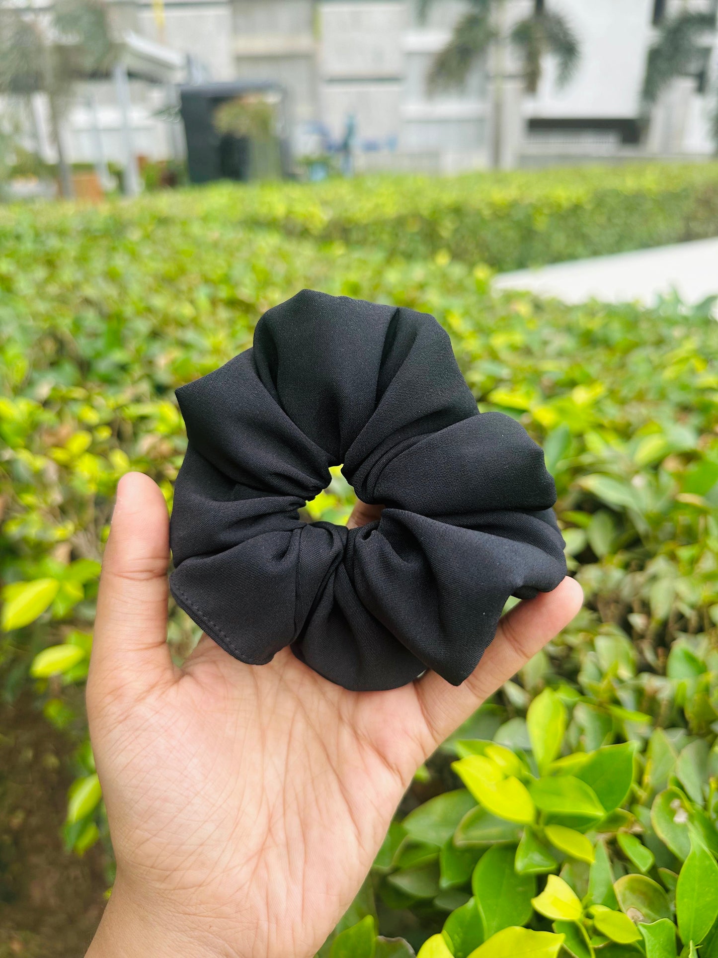 Black matte Scrunchie