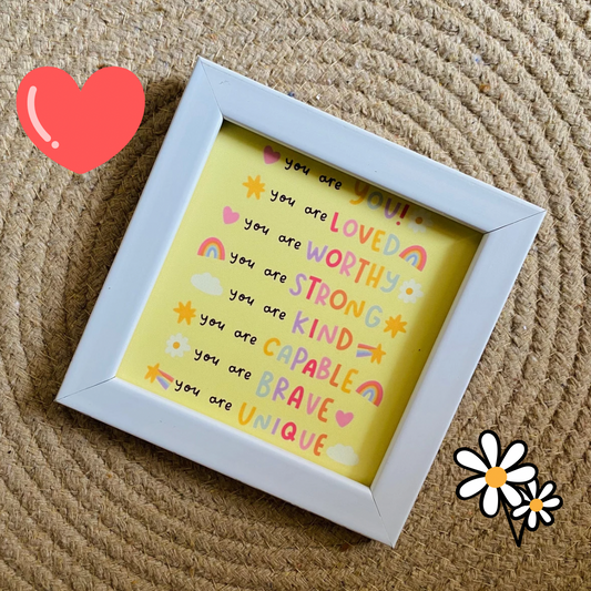 You Are You / Mini Photo Frame