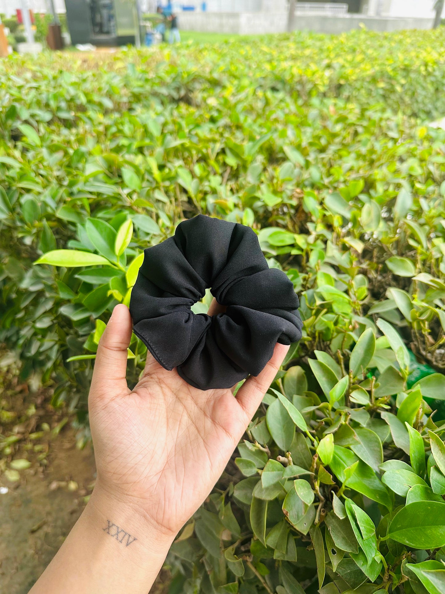 Black matte Scrunchie