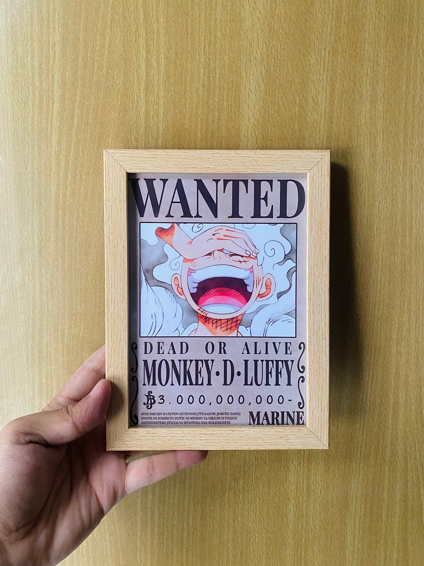 Luffy Wanted Bounty / Photo Frame