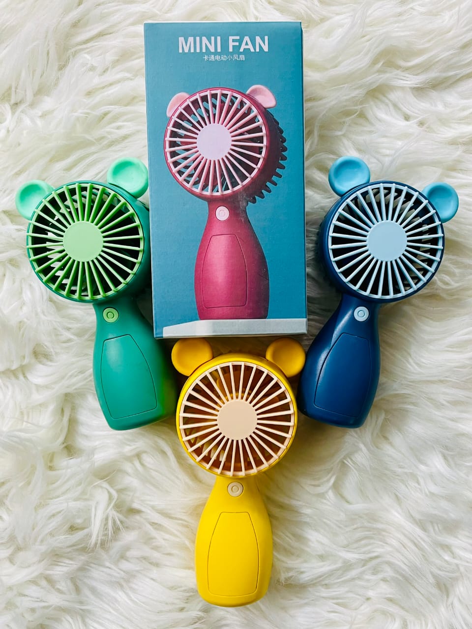 Mini handheld standing fan