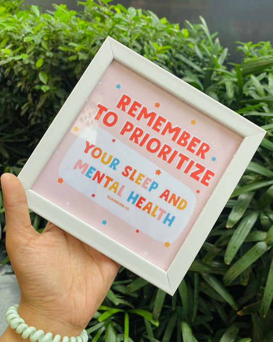 Remember To Prioritize: Your Sleep And Mental Health